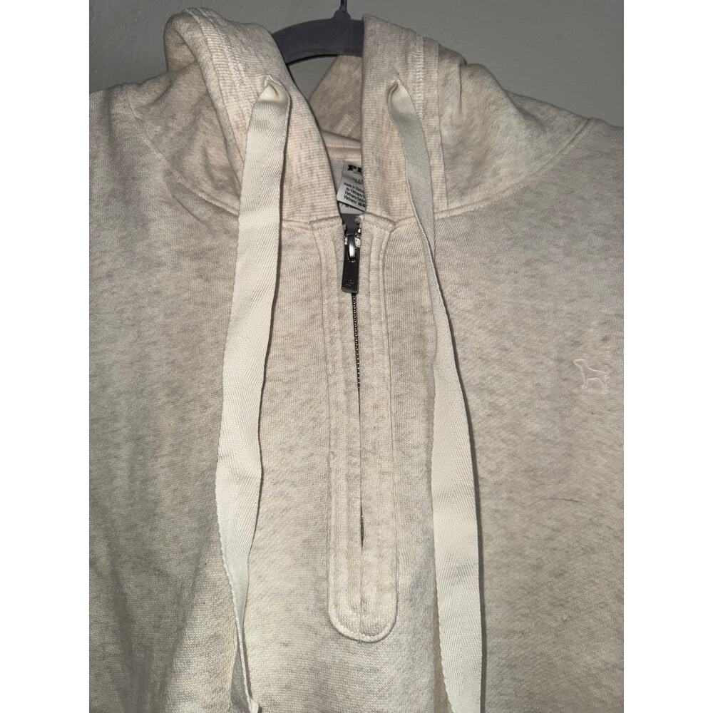 Victoria Secret PINK Half Zip Pullover Hoodie 
Size XL
